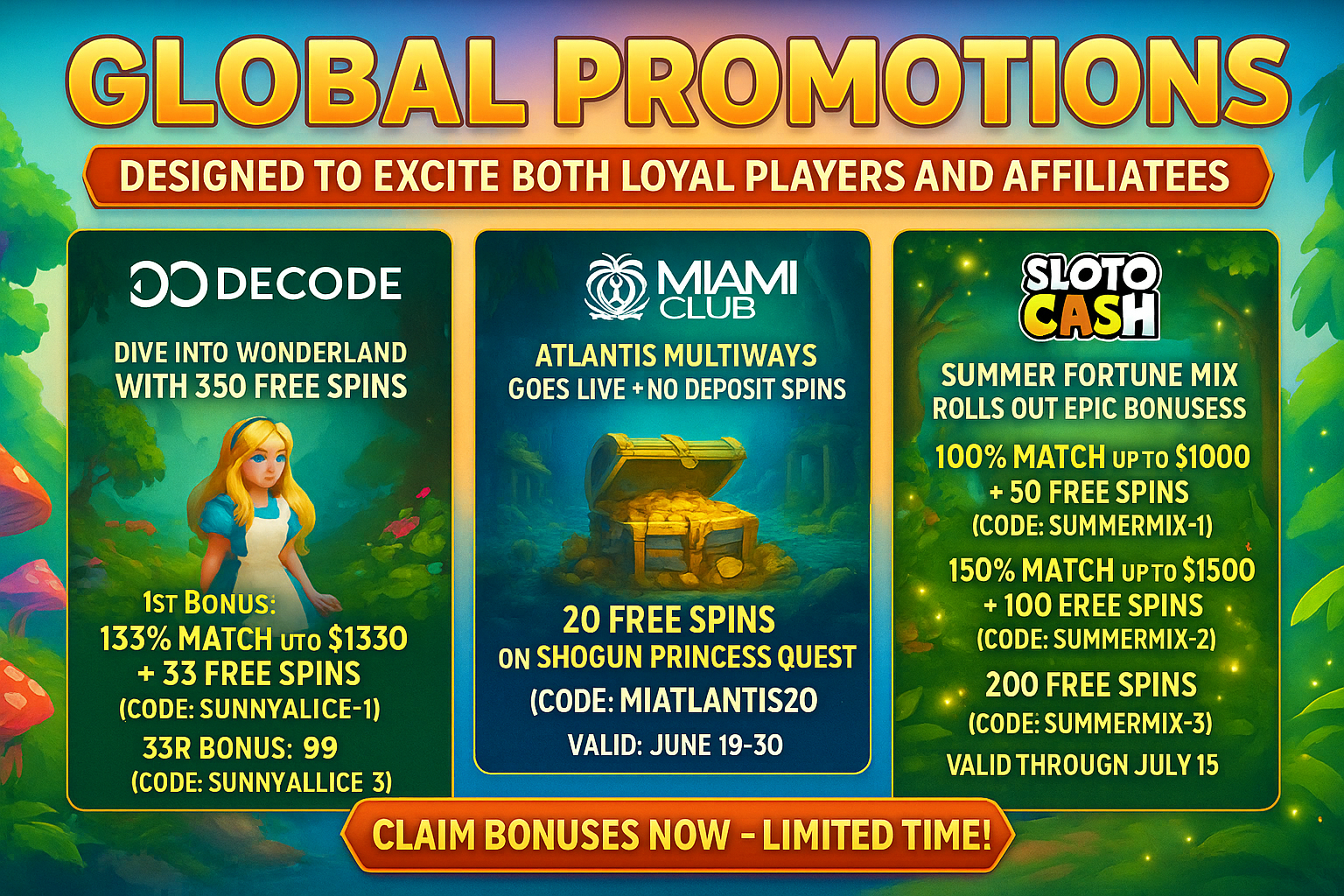 Deckmedia Unveils Explosive June 2025 Casino Promotions