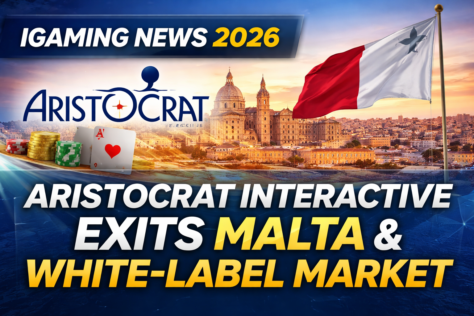 Aristocrat Exits Malta, Shuts Down White-Label Operations