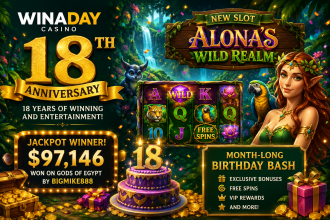 Winaday Casino Celebrates 18 Years Online with New Release – kolikkopeli