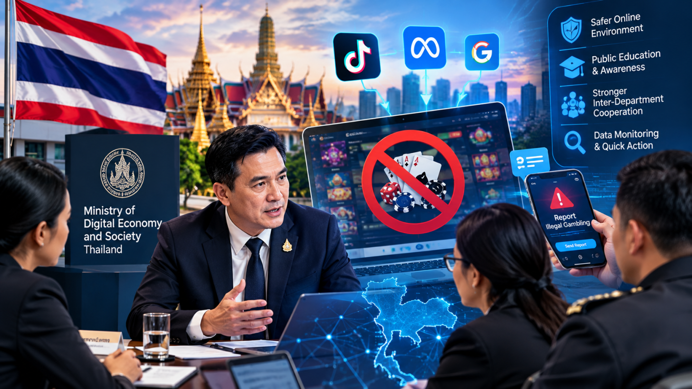 Thailand Steps Up Efforts Against Unlawful Gambling Websites